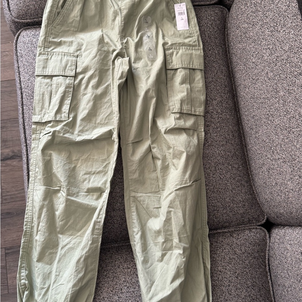 Boys Olive Cargo Pants
